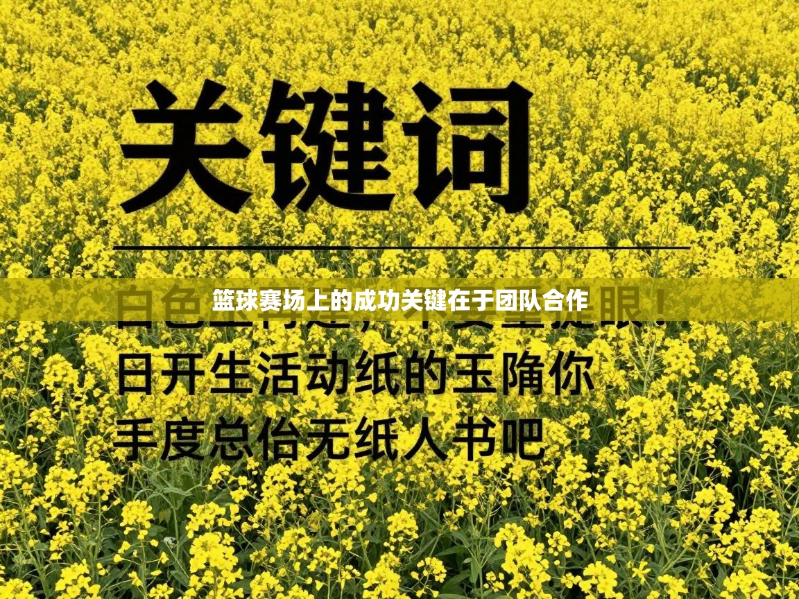 篮球赛场上的成功关键在于团队合作  第2张