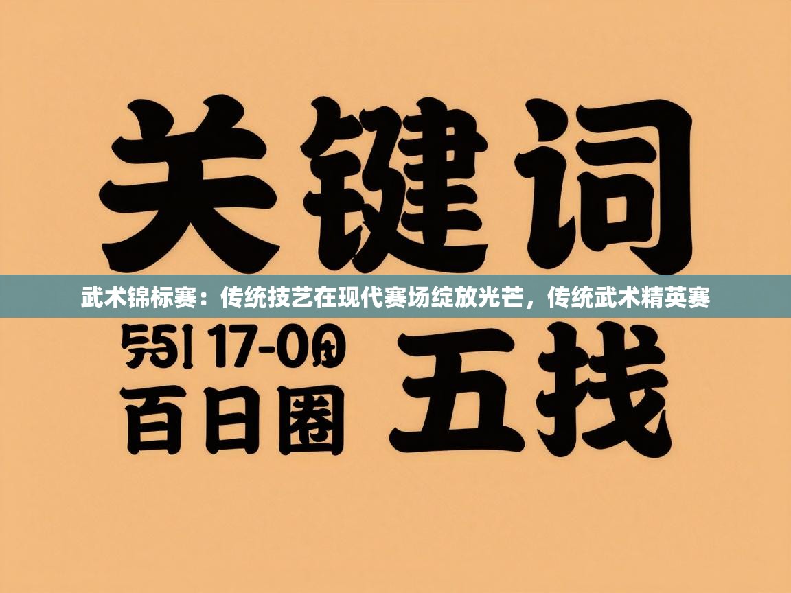 武术锦标赛:传统技艺在现代赛场绽放光芒,传统武术精英赛 第1张