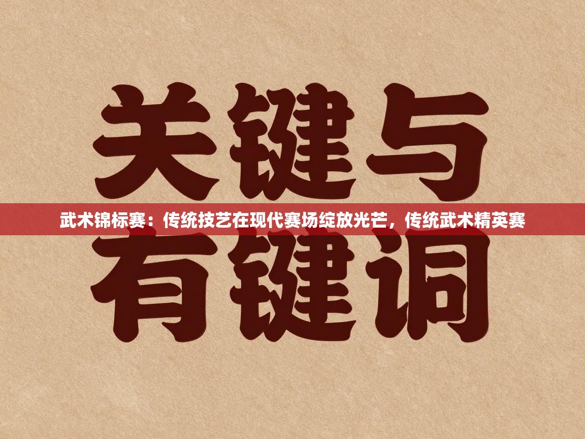 武术锦标赛:传统技艺在现代赛场绽放光芒,传统武术精英赛 第2张